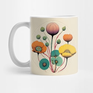 Abstract Botanical Eleven Mug